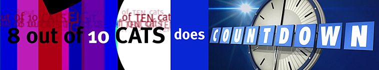 Banner voor 8 Out of 10 Cats Does Countdown