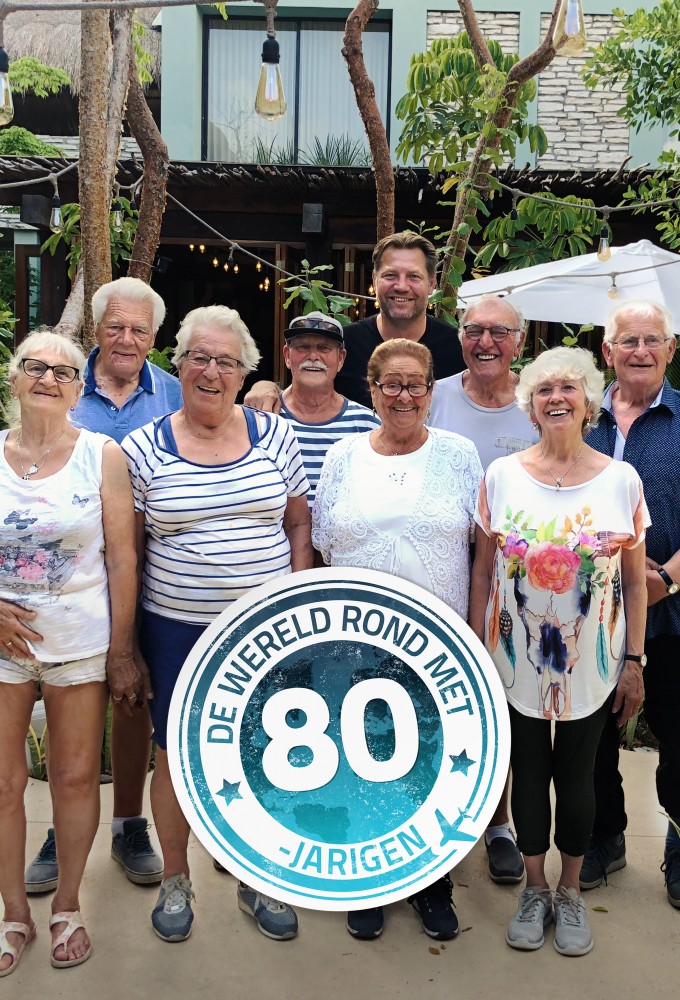 Poster voor De wereld rond met 80-jarigen