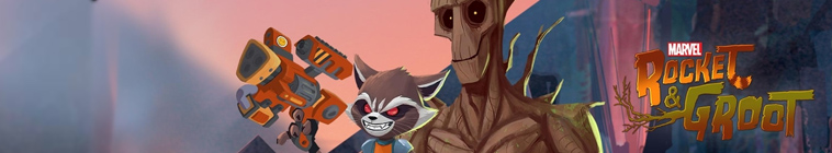 Banner voor Marvel's Rocket & Groot