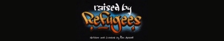 Banner voor Raised by Refugees