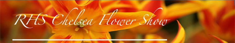 Banner voor RHS Chelsea Flower Show