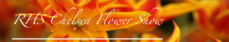 Banner voor RHS Chelsea Flower Show