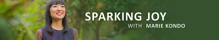 Banner voor Sparking Joy with Marie Kondo
