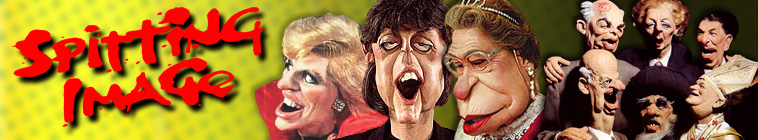 Banner voor Spitting Image (origineel)